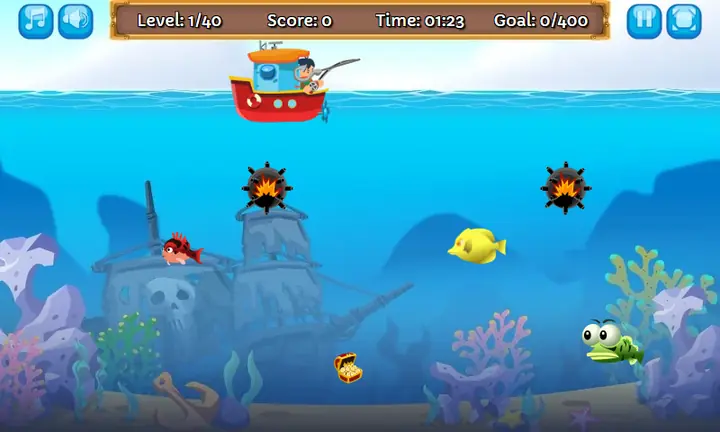 Snimak ekrana iz igre Fishing Trip