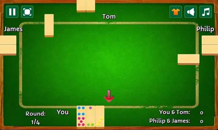 Screenshot from Five Up Domino