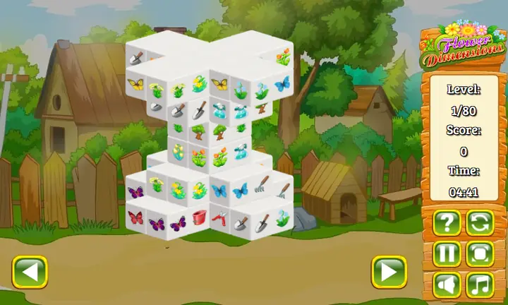 Snimak ekrana iz igre Flower Dimensions
