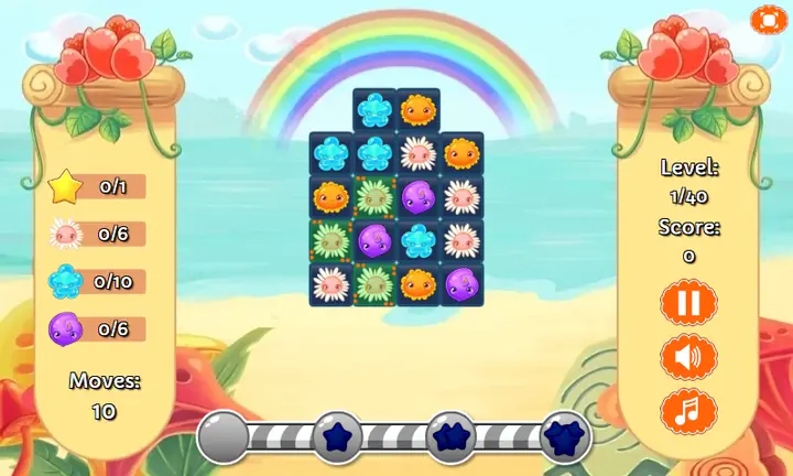 Snimak ekrana iz igre Flower World 2