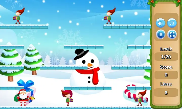 Snimak ekrana iz igre Frozen for Christmas