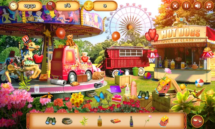 Snimak ekrana iz igre Funfair Mysteries