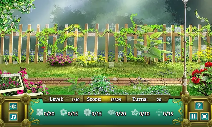 Snimak ekrana iz igre Garden Secrets Hidden Challenge