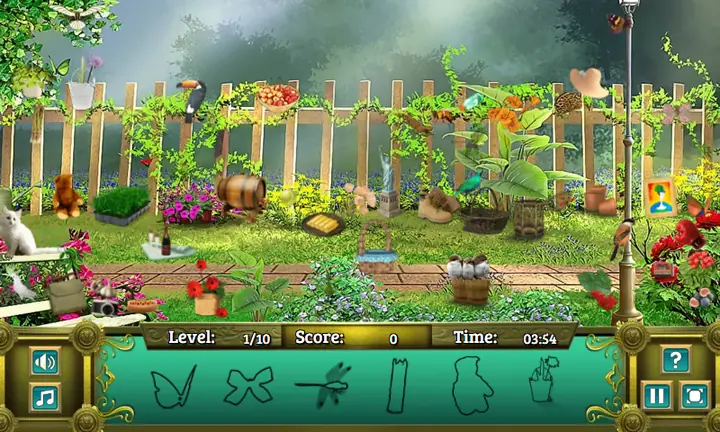Screenshot from Garden Secrets Hidden Objects by Outline