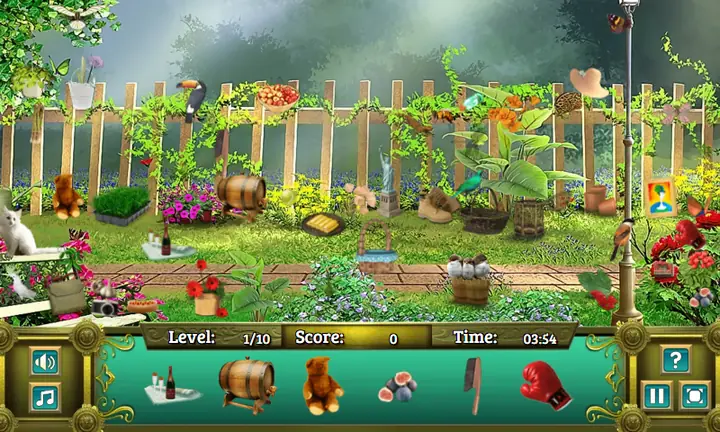 Snimak ekrana iz igre Garden Secrets Hidden Objects