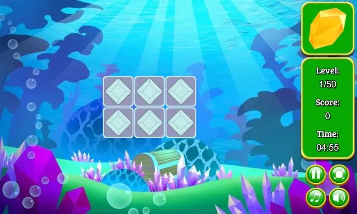 Snimak ekrana iz igre Gem Challenge