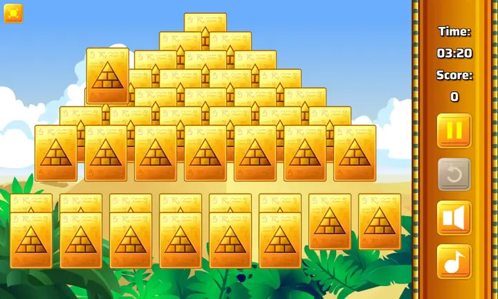 Screenshot from Giza Solitaire