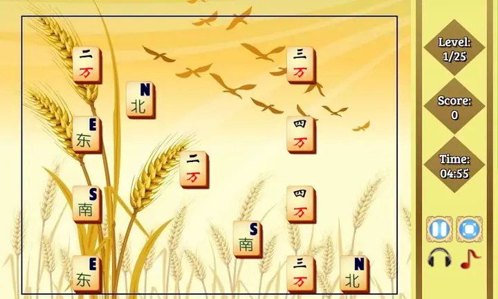 Snimak ekrana iz igre Golden Autumn Mahjong