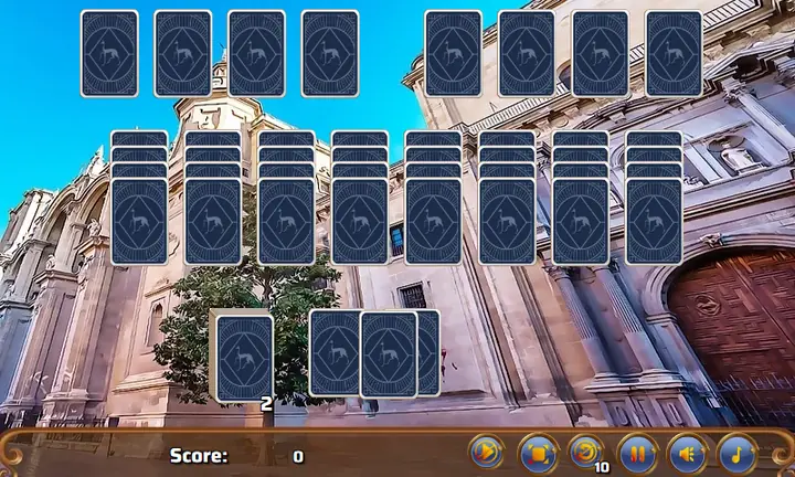 Snimak ekrana iz igre Granada Solitaire
