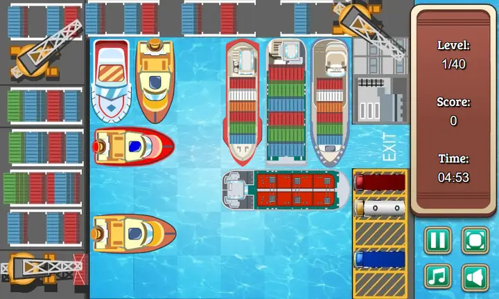 Snimak ekrana iz igre Harbour Escape