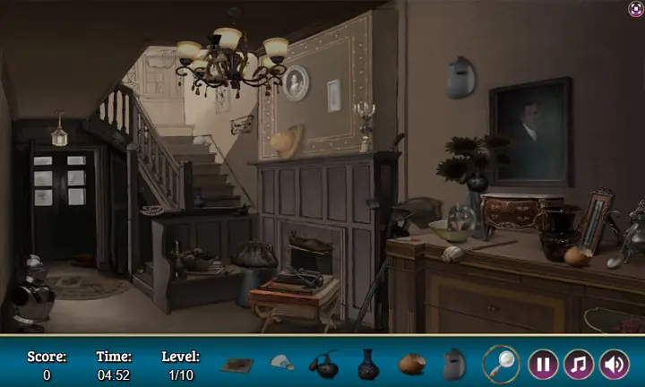 Snimak ekrana iz igre Haunted House Hidden Objects