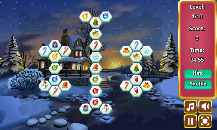 Snimak ekrana iz igre Hex Link Christmas