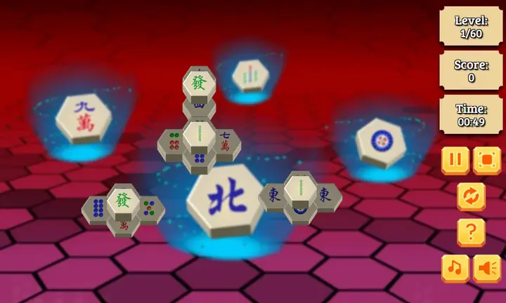 Screenshot from Hex Mahjong