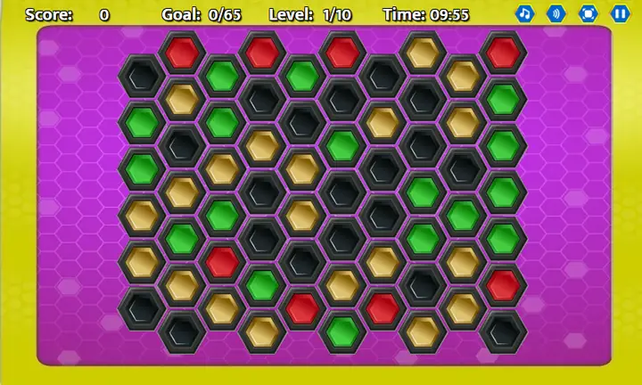Snimak ekrana iz igre Hex Match