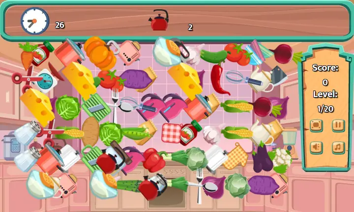 Snimak ekrana iz igre Hidden Food