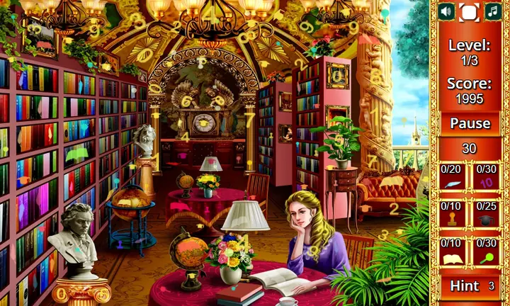 Snimak ekrana iz igre Hidden Library