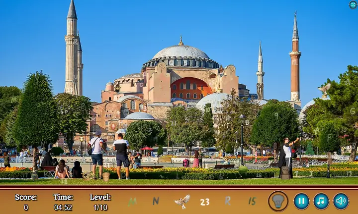 Snimak ekrana iz igre Istanbul Hidden Objects