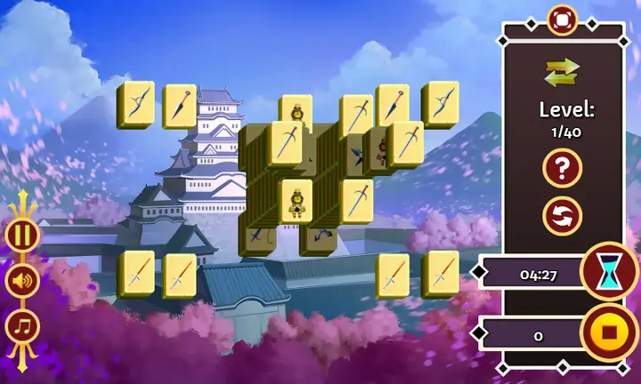 Screenshot from Japan Castle Mahjong