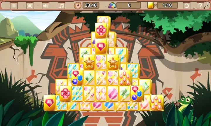 Snimak ekrana iz igre Jewel Mahjongg