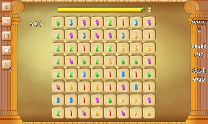 Screenshot from Jolly Jong Math