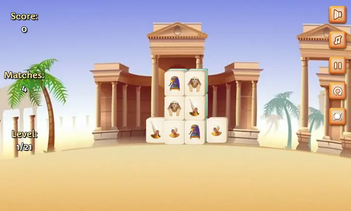 Snimak ekrana iz igre Jolly Jong Sands of Egypt