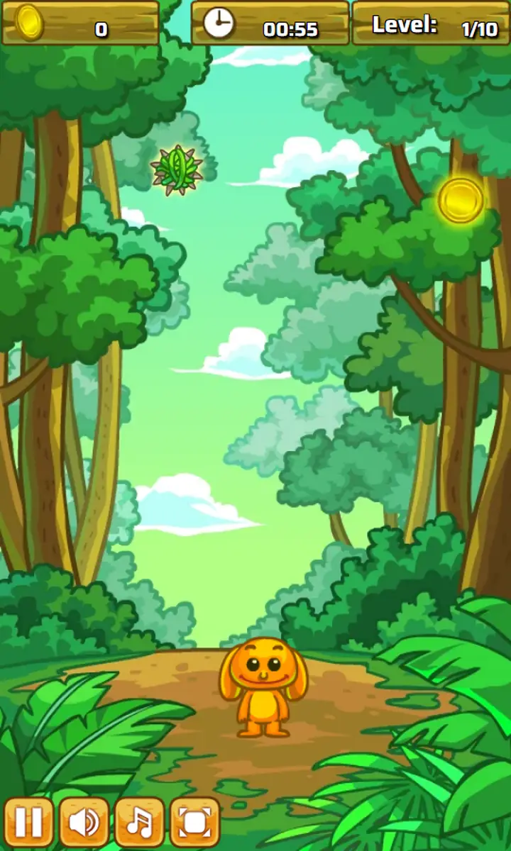 Snimak ekrana iz igre Jungle Jump