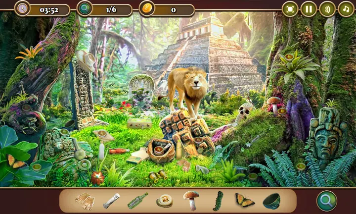 Snimak ekrana iz igre Jungle Mysteries