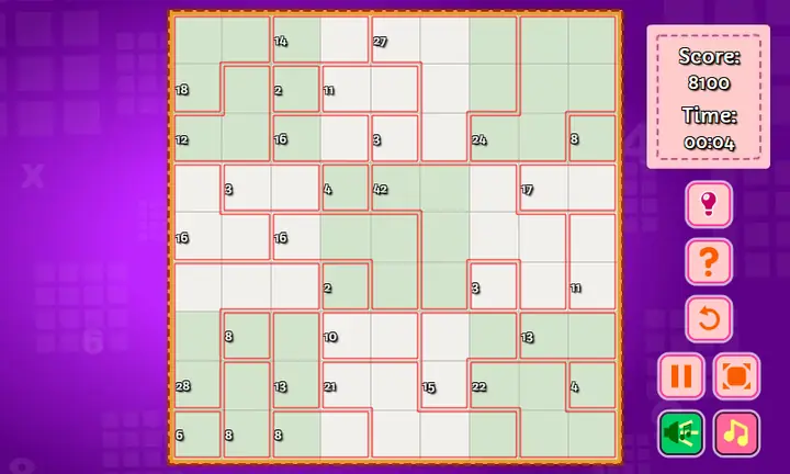 Snimak ekrana iz igre Killer Sudoku