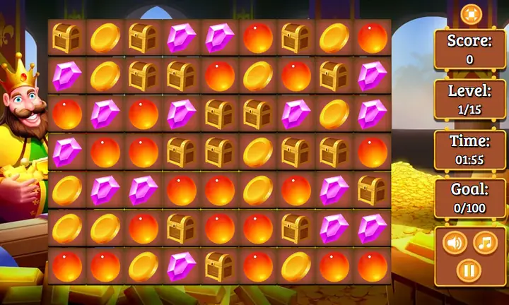 Snimak ekrana iz igre Kings Gold