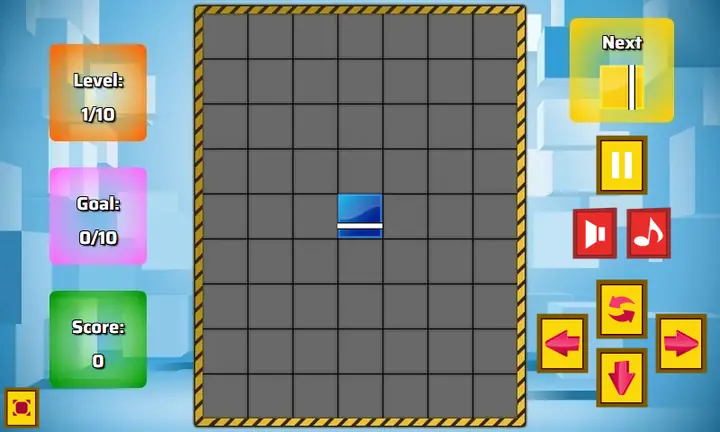 Snimak ekrana iz igre Lines and Blocks