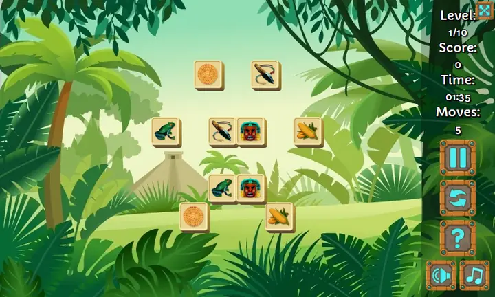 Screenshot from Mahjong Blocks: Maya