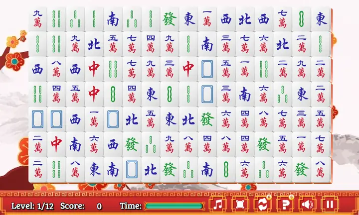 Snimak ekrana iz igre Mahjong Chain