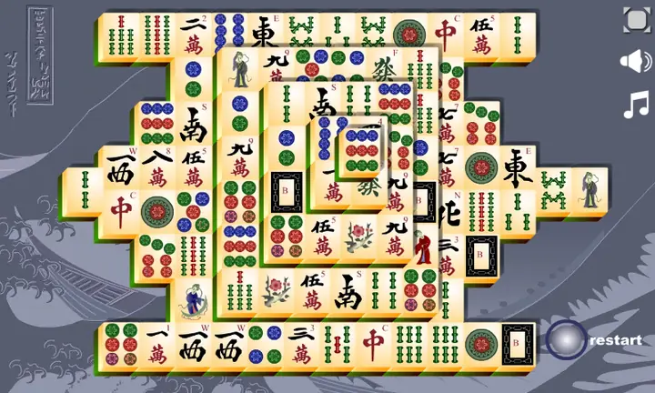 Snimak ekrana iz igre Mahjong Titans