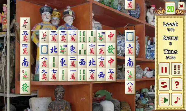 Snimak ekrana iz igre Mahjongg Shanghai