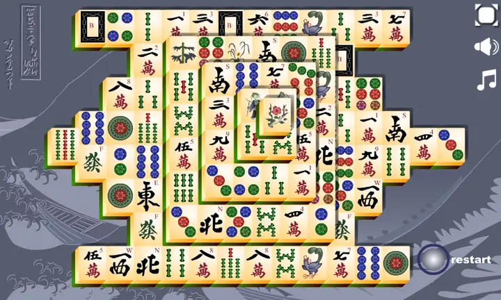 Snimak ekrana iz igre Mahjongg Titans