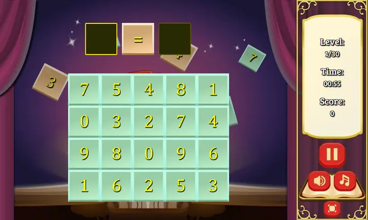 Snimak ekrana iz igre Math Fun