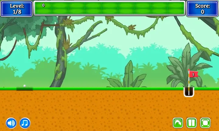 Snimak ekrana iz igre Maya Golf 2