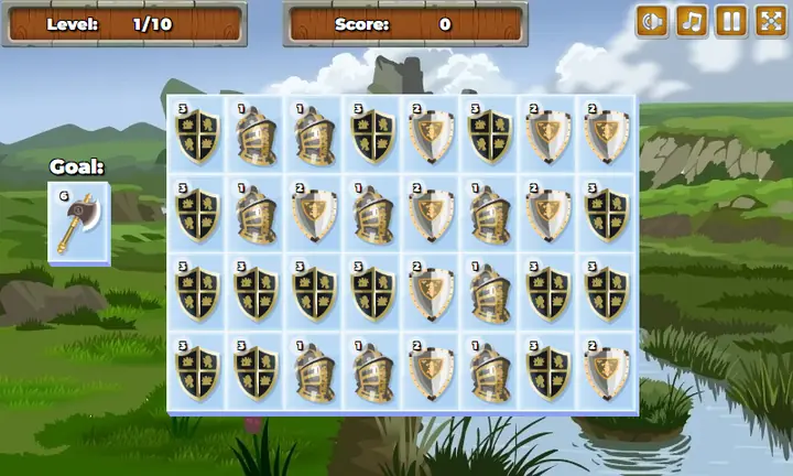 Snimak ekrana iz igre Medieval Merge