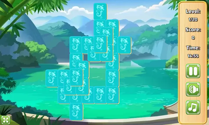 Snimak ekrana iz igre Memory Mahjong