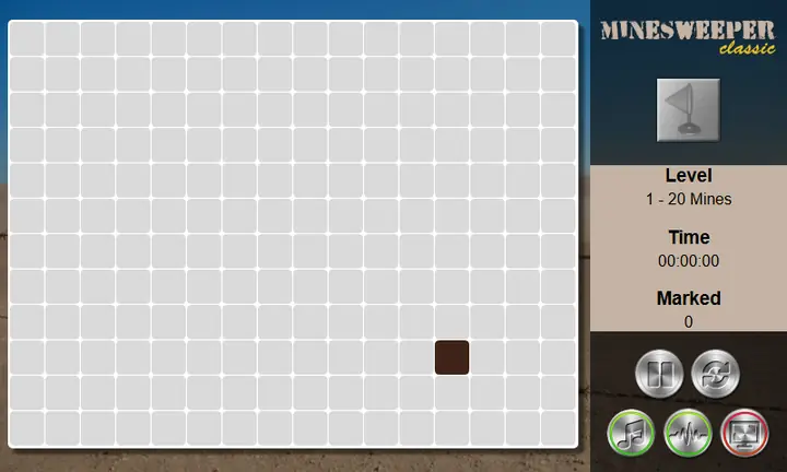 Snimak ekrana iz igre Minesweeper Classic