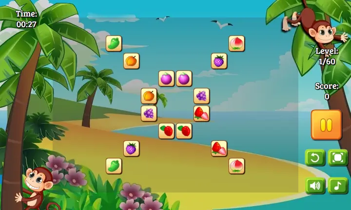Snimak ekrana iz igre Monkey Connect