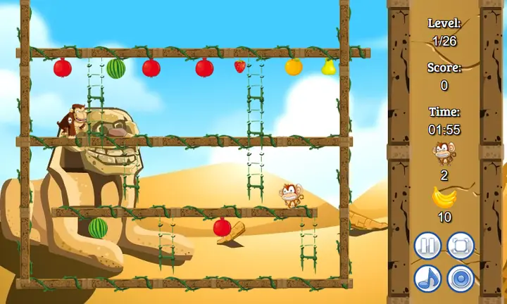 Snimak ekrana iz igre Monkey in Trouble 2