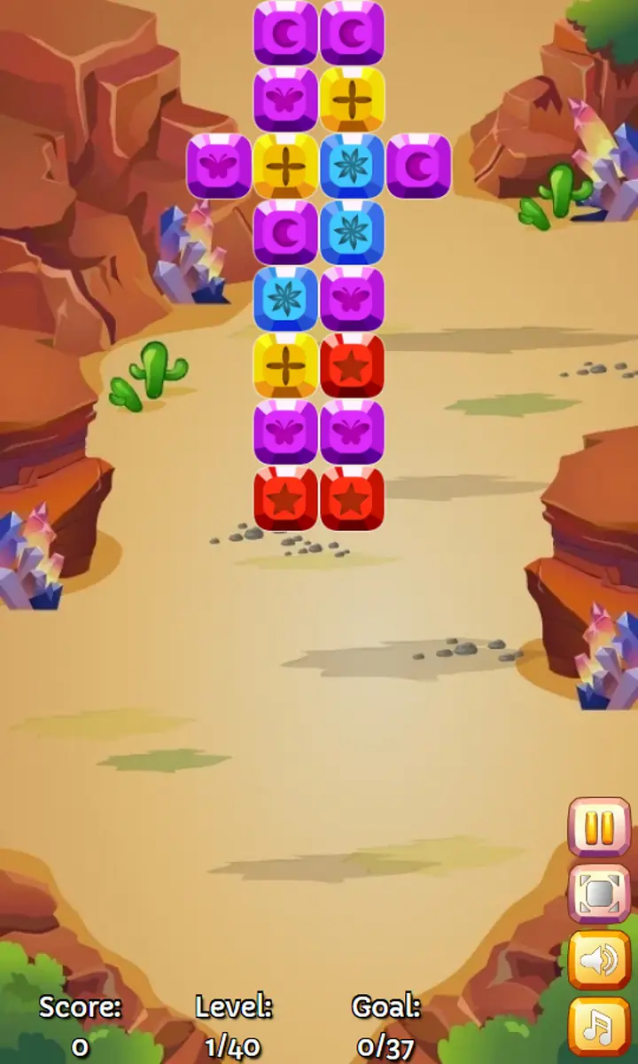 Snimak ekrana iz igre Moving tiles