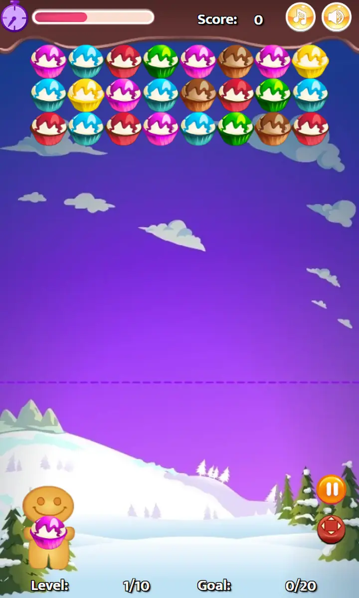 Snimak ekrana iz igre Muffin Fun