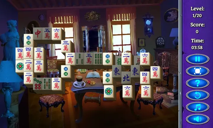 Snimak ekrana iz igre Mysterious Mahjong