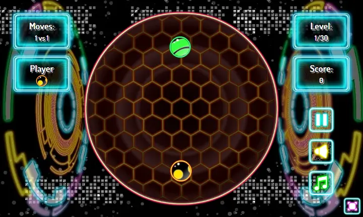 Snimak ekrana iz igre Neon Ball