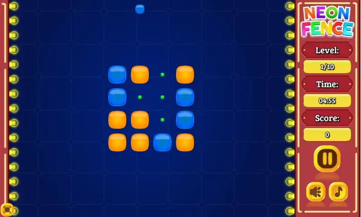 Screenshot from Neon Fence