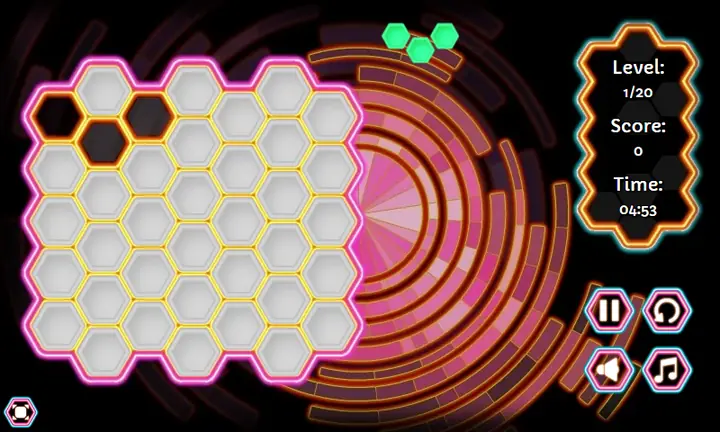 Snimak ekrana iz igre Neon Hex