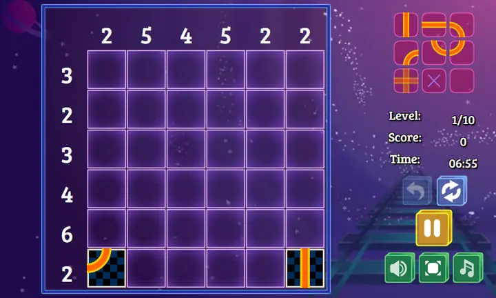 Snimak ekrana iz igre Neon Tracks