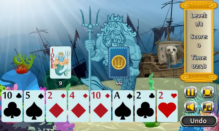 Screenshot from Neptune Solitaire